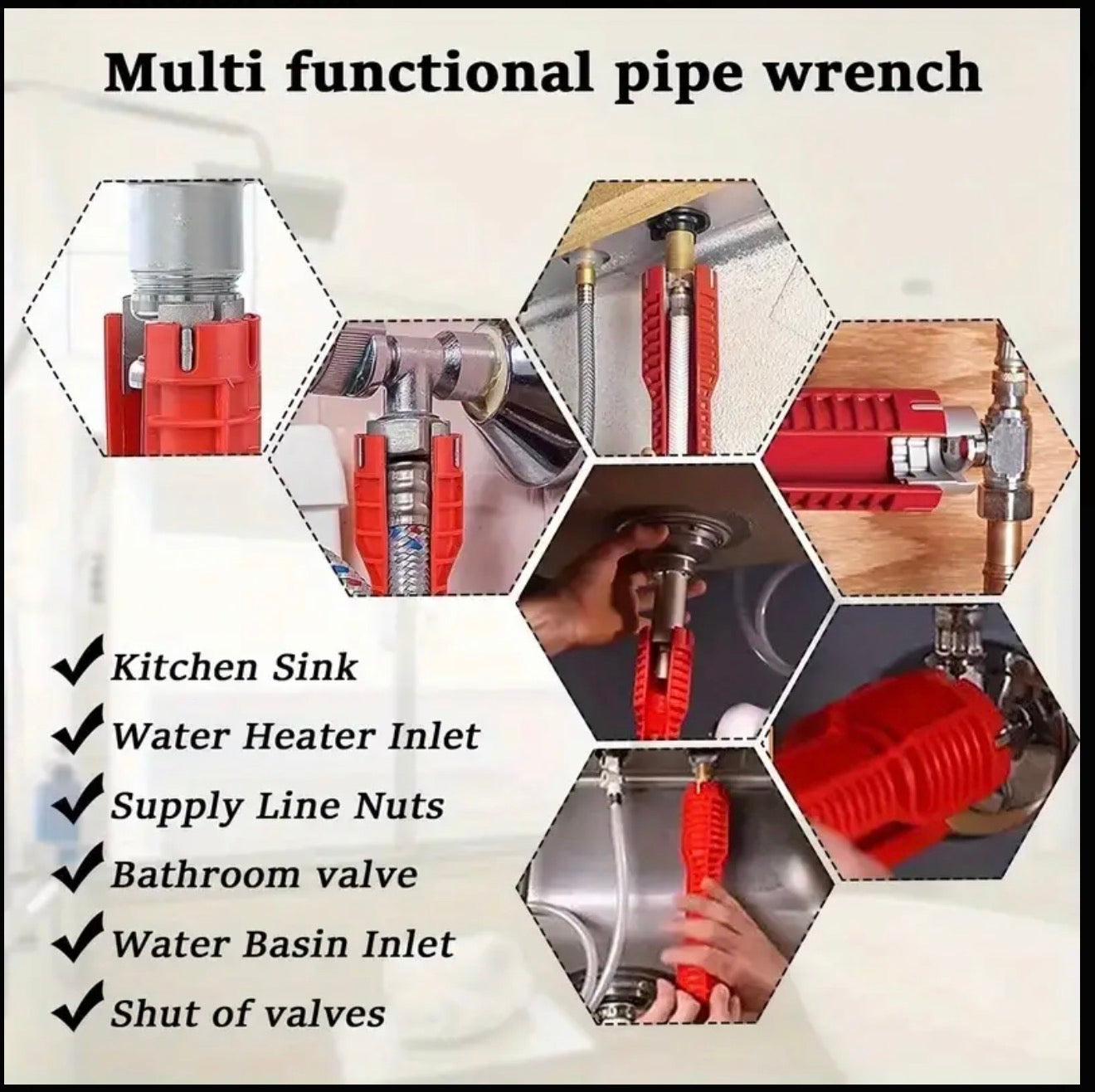 ๐ ๏ธ 8-in-1 Sink Wrench โ Ultimate Faucet & Sink Installation Tool | Must-Have Plumbing Tool for Home & Professionals