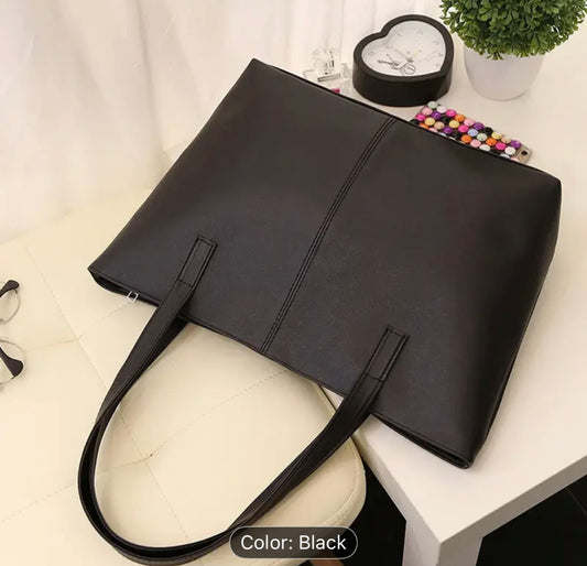 Women’s Large Black Tote Bag – Spacious, Stylish & Versatile