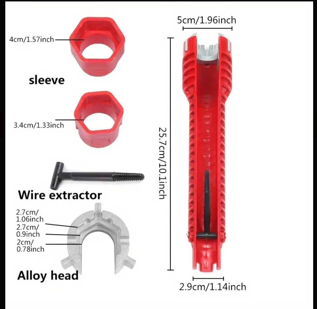 ๐ ๏ธ 8-in-1 Sink Wrench โ Ultimate Faucet & Sink Installation Tool | Must-Have Plumbing Tool for Home & Professionals