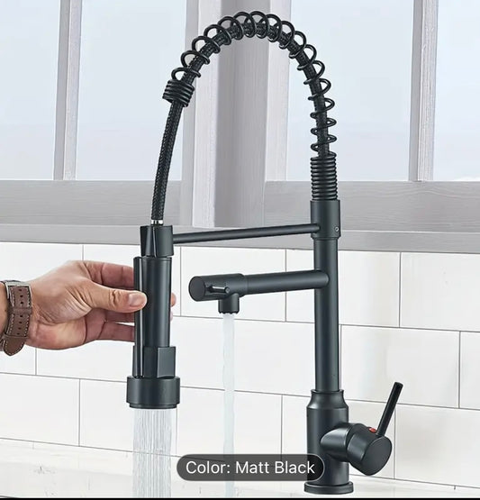 Kitchen Faucet With Pull Down Sprayer