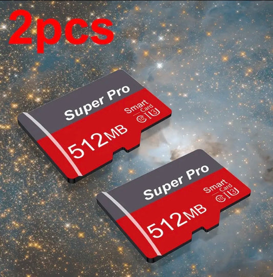 2-Pack High-Speed Micro SD Cards A1/C10/U3 –TF/SD Memory Card Set, Reliable Storage for Smartphone